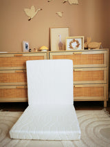 Saltea pliabilă pentru bebeluși Zen din 2 părți cu husă din bambus 60x120cm (grosime 7cm) Candide