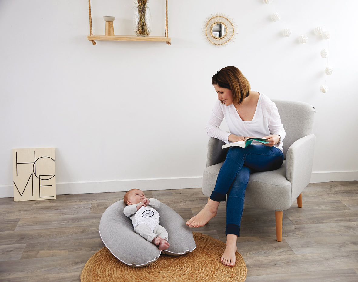 Pernă Multirelax pentru maternitate și alăptare 3 în 1 Gri Candide