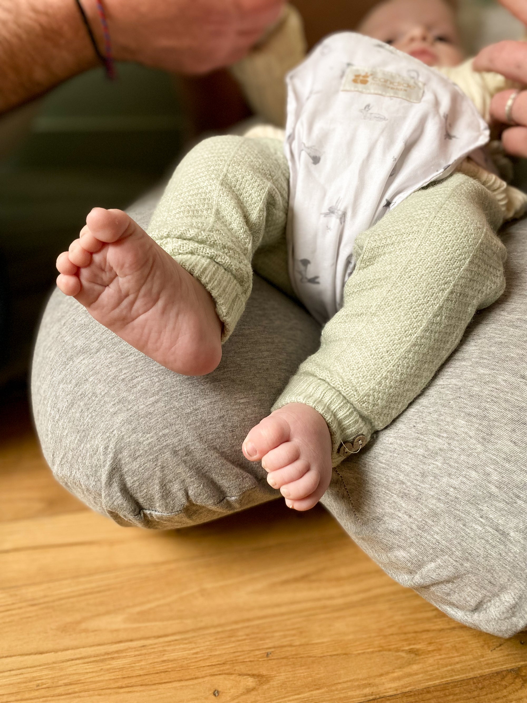 Multirelax Възглавница За Майчинство И Кърмене 3В1 Сиви Зайчета Candide