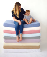 Чаршаф С Ластик Небесно Синьо 60X120См Candide --- BebeMama