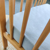 Cearșaf cu elastic gri 60x120cm Candide