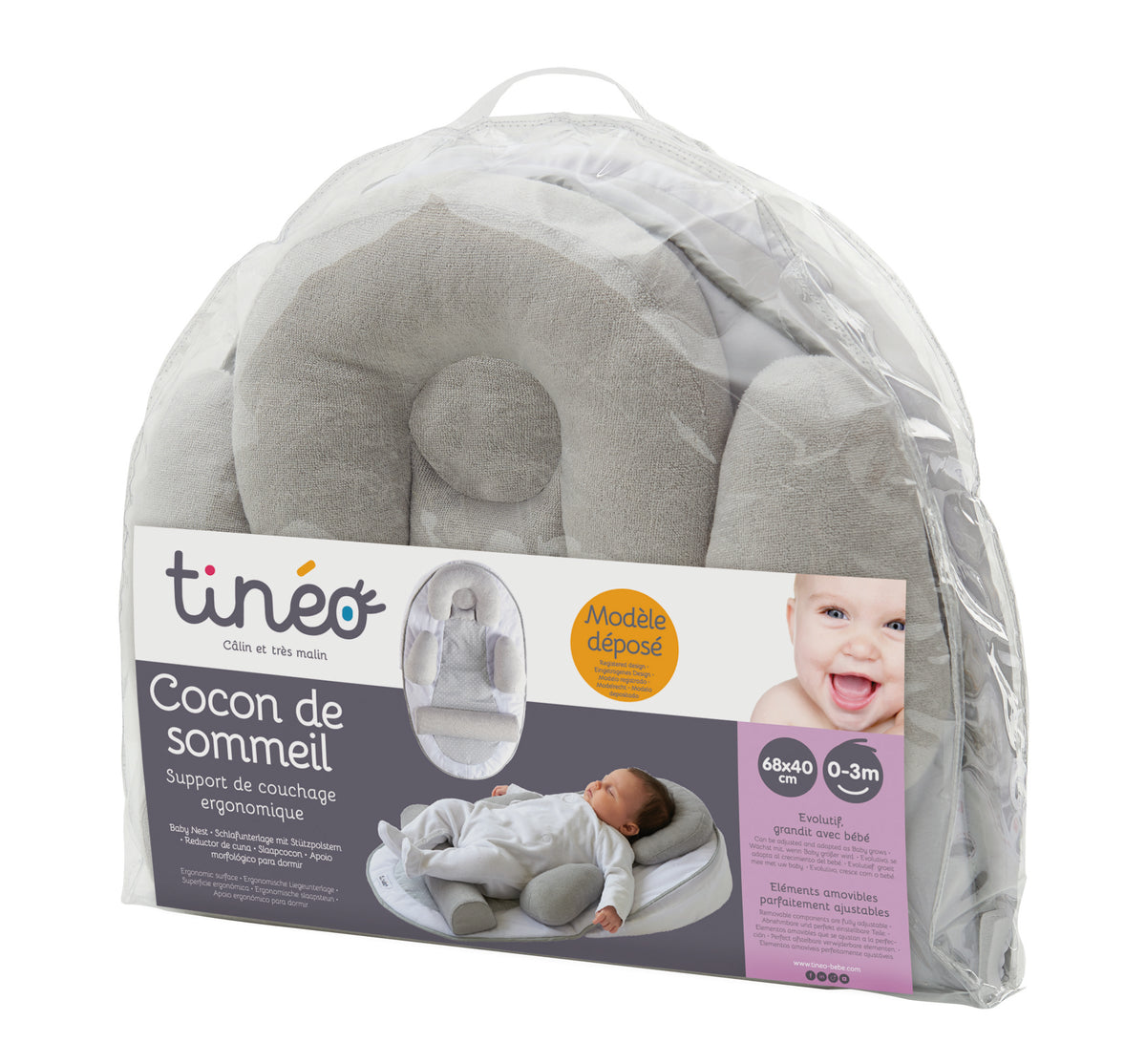 Cuib ergonomic pentru copii Tineo