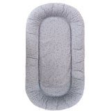 Бебешко Гнездо с 2 лица Сиво 95x60cm Tineo --- BebeMama