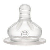 33030 Биберон С Широко Гърло Силикон 0M+Flow S --- BebeMama