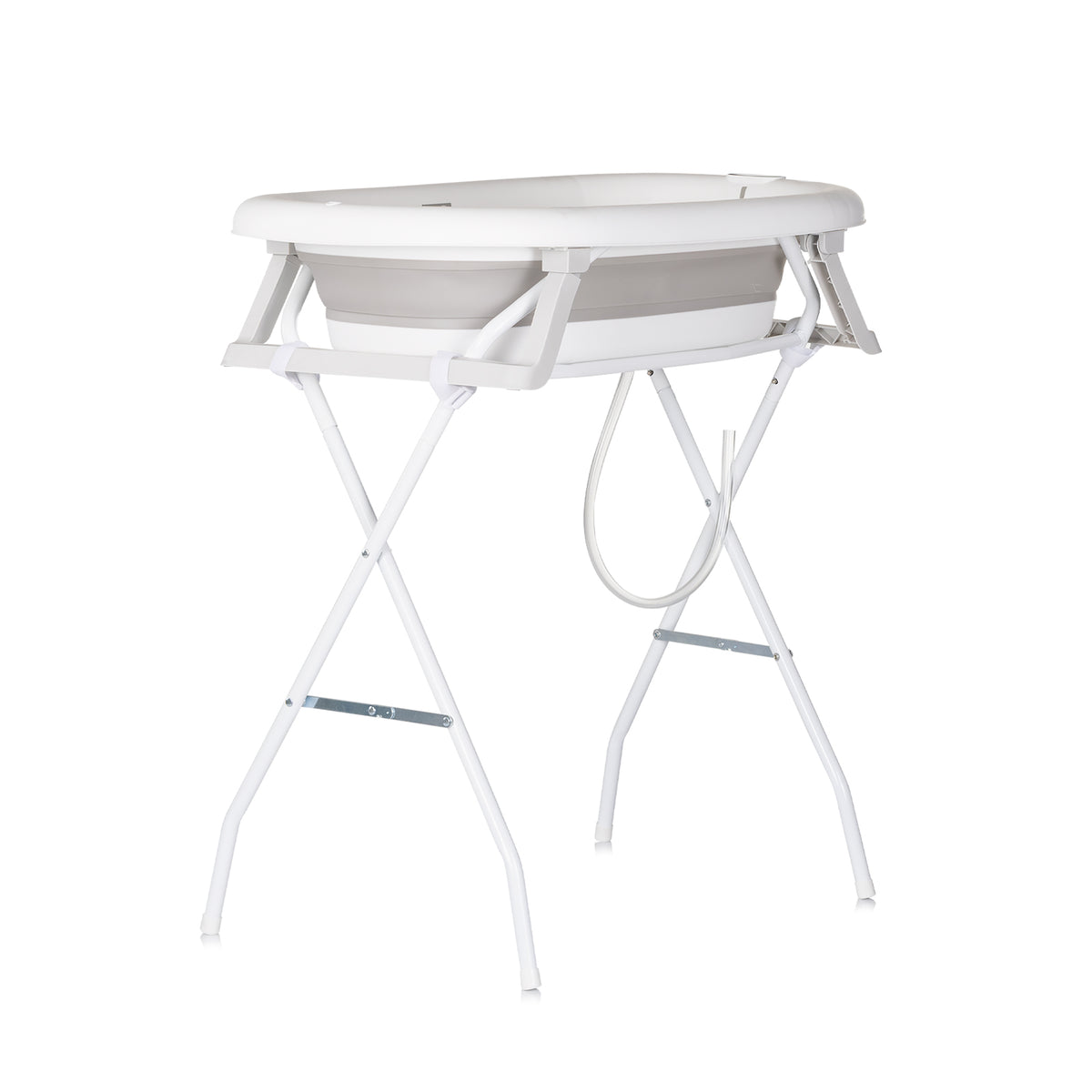 Вана С Матраче И Стойка Minispa(78см)сив Chipolino