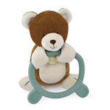 Plüssmackó rágókával, 14 cm, barna, Doudou