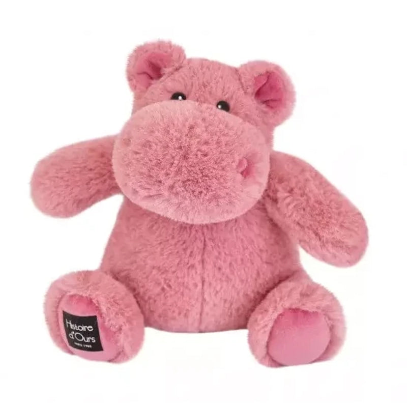 Plüss víziló 18 cm, rózsaszín Doudou
