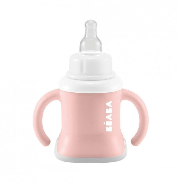 Beaba 3-В-1 Преходна Чашка Evoluclip 150 Мл Old Pink
