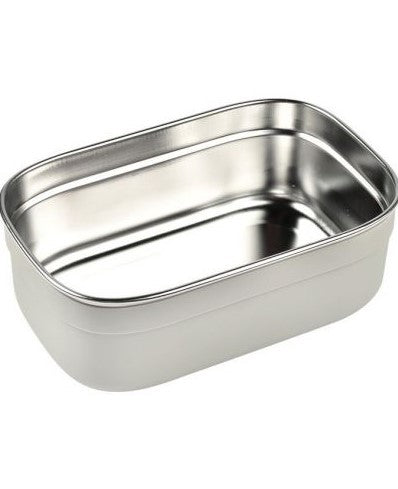 Cutie de prânz din oțel inoxidabil, gri catifea/roz prăfuit