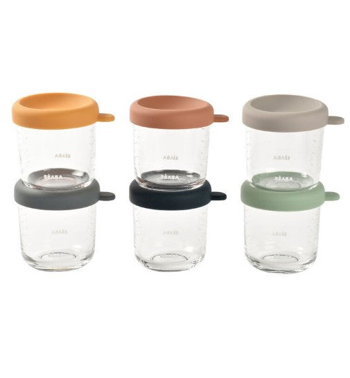 Recipiente din sticlă 250 ml – 6 bucăți