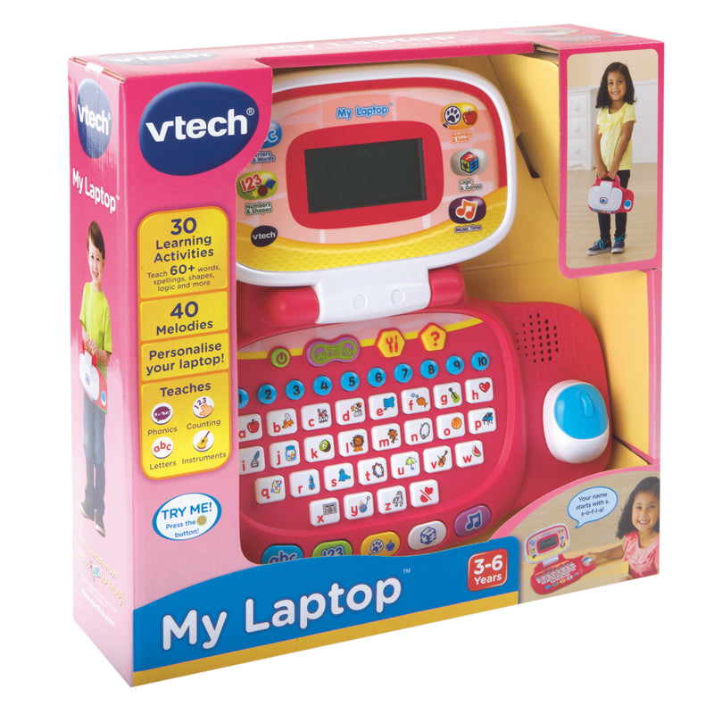 Vtech rózsaszín zenélő laptop
