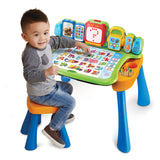 Vtech kék-zöld babaszoba-asztalka