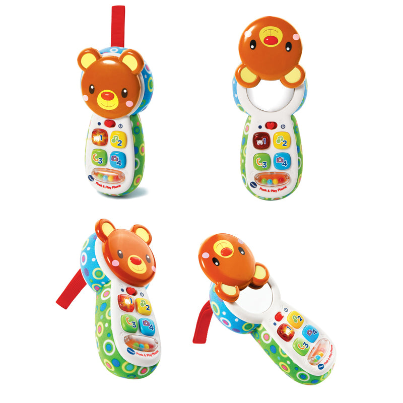 Vtech Kék Mackó Zenélő Bébi Telefon