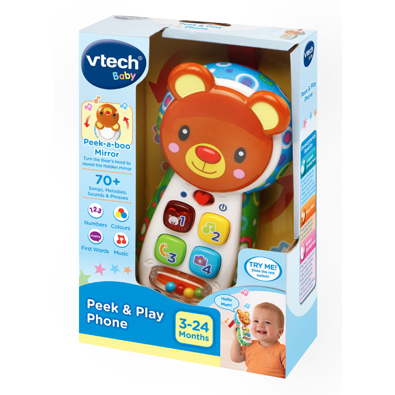 Vtech Kék Mackó Zenélő Bébi Telefon