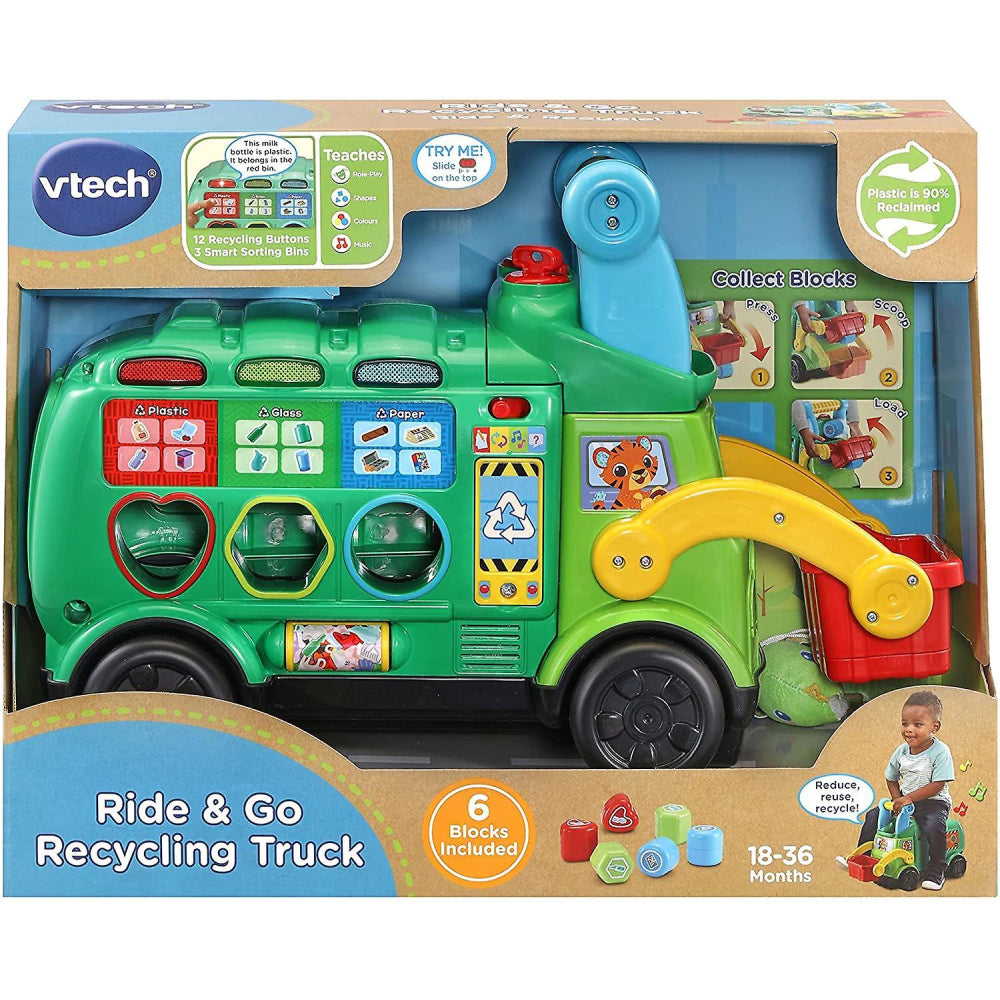 Camion de reciclare Vtech cu matrițe