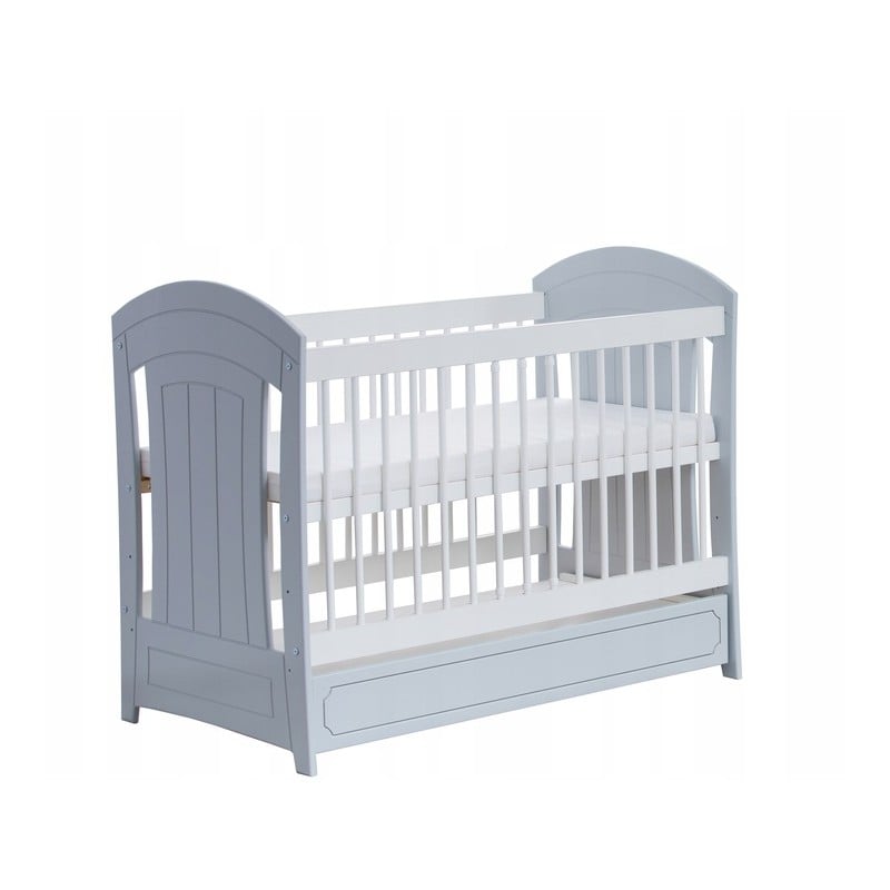 Детска Кошара Gucio С Чекмедже 60 120см Цвят: Сив Baby