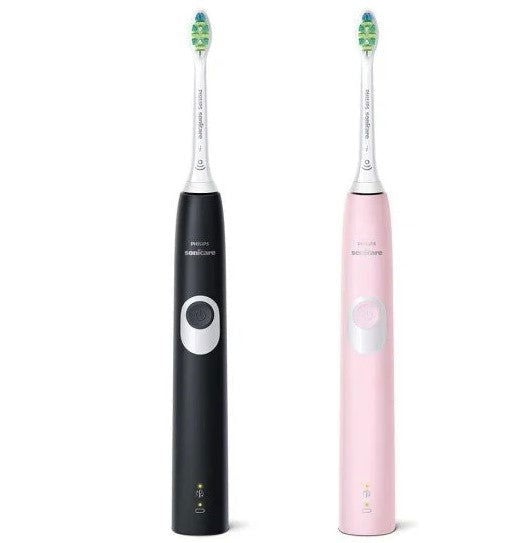 Philips Sonicare К-Кт 2 Ел. Четки 4300 Protectiveclean Hx6800/35 Brushsync - Роз+Чер --- BebeMama