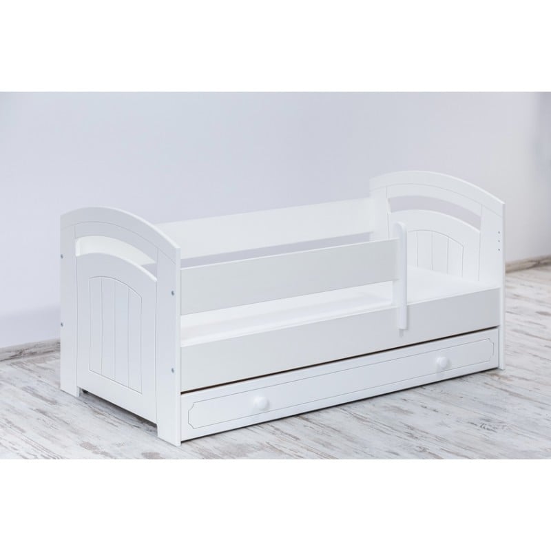 Детско Легло Gucio С Чекмедже 70 140см+матрак Бял Baby