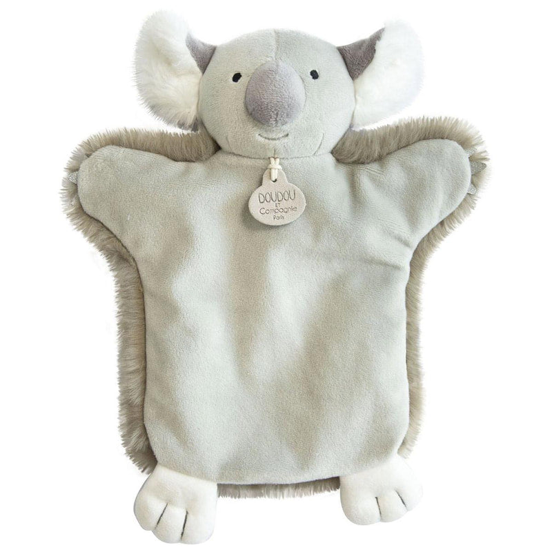 Пюшено Коала За Гушкане 25см Бял Сив Doudou