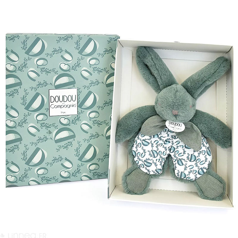 Plüss Nyúl Öleléshez Zsályazöld 18cm Doudou