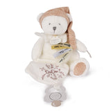 Plüssmackó cumitartó klipszre, Rose 20cm Doudou