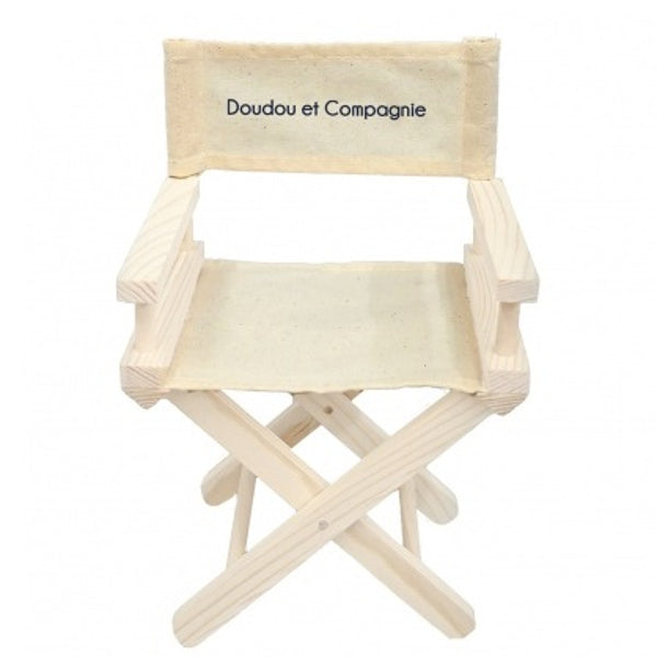 Мини Дървен Стол За Кино 14x17x20см Doudou