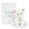 Пюшено Коте Baby Cat 18см Бял Doudou
