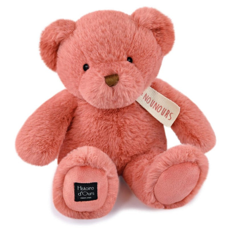 Плюшено Мече Le Nounours 28см Розов Doudou