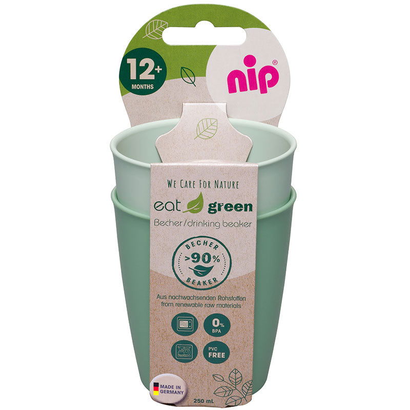 37067 Чаша Eat Green 12М.Зелен --- BebeMama