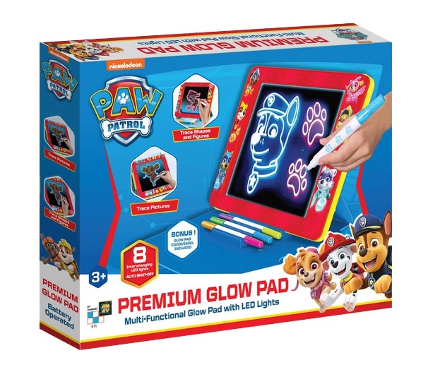 Tablă de desen luminoasă premium Patrula Cățelușilor