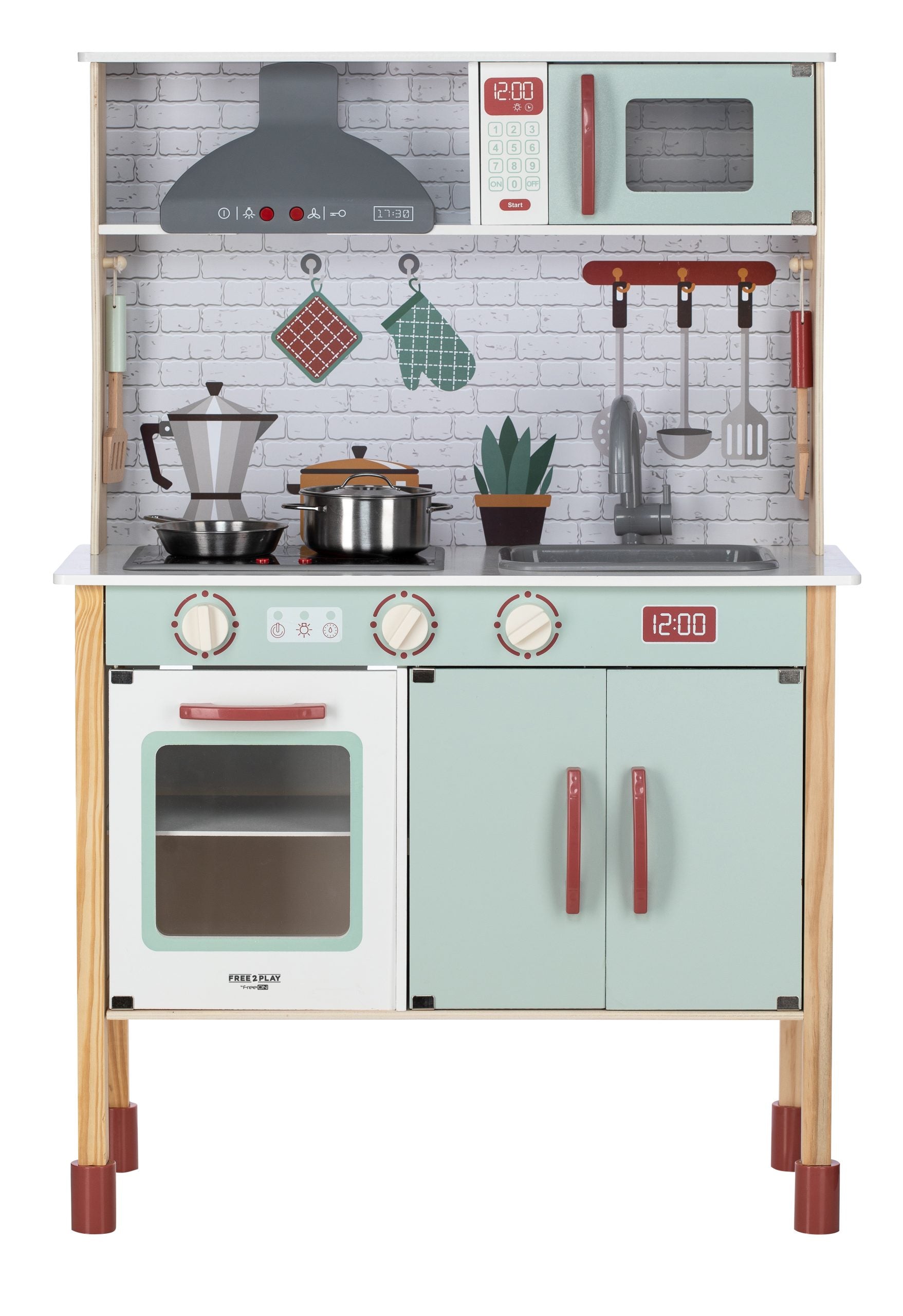 Free2Play Дървена Кухня