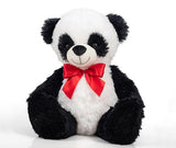 Panda de pluș cu panglică 38 cm