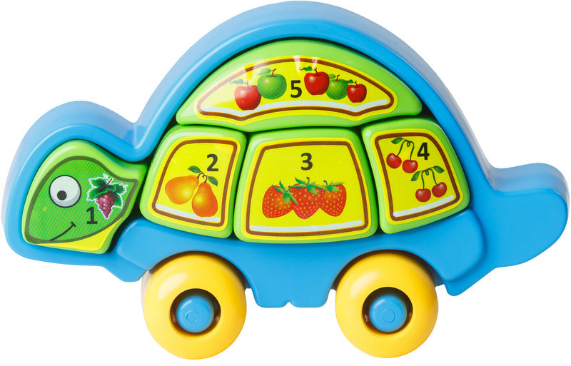 Сортер Пъзел Костенурка На Колела В Кутия 24Х15Х6