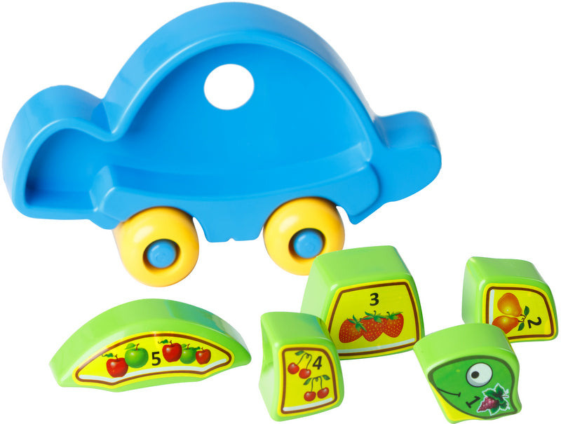 Сортер Пъзел Костенурка На Колела В Кутия 24Х15Х6