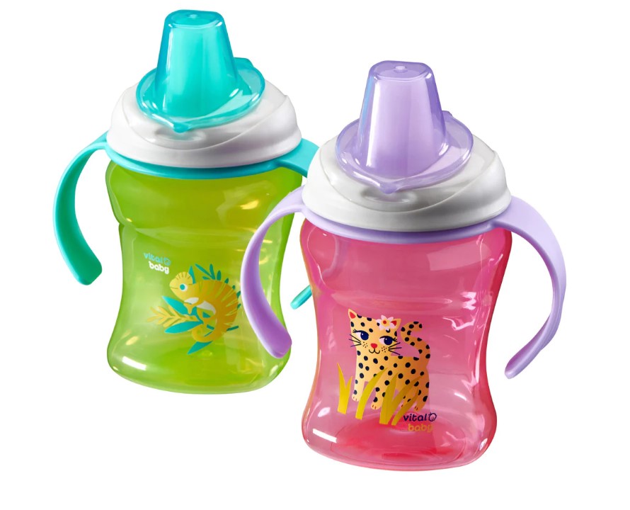 Cana Easy Sip cu mânere detașabile 260 ml. Green Vital Baby