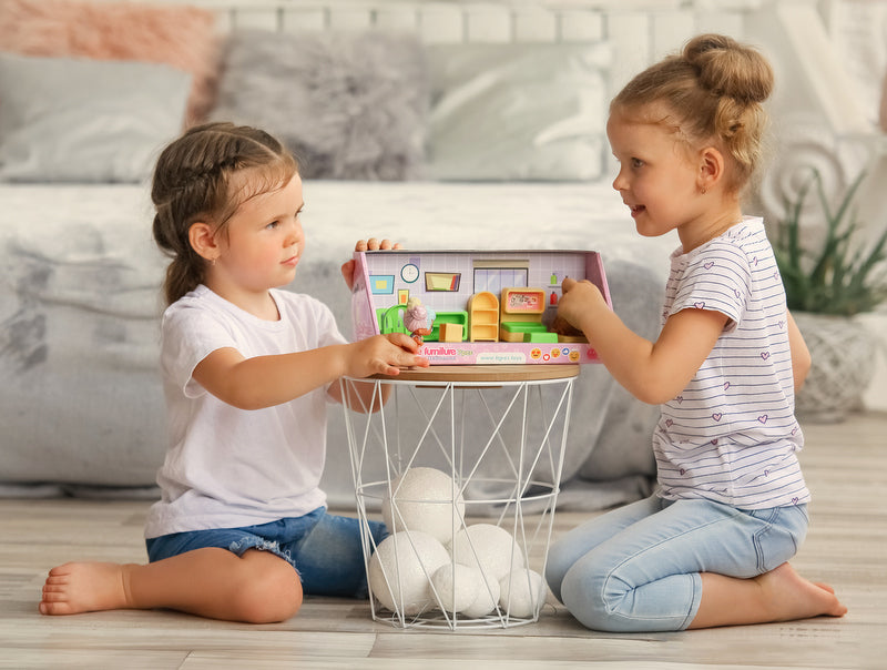 Детска Стая За Малки Кукли 7 Ел. 30Х13Х13