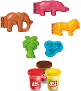 Set de plastilină Matrix 3D Animale din junglă 24X20X6