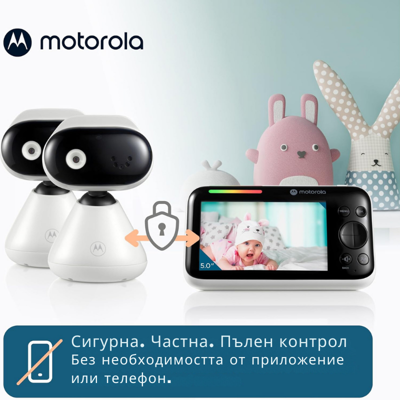 Motorola Pip1500-2 Видео Бебефон С 2 Камери