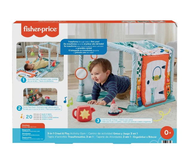 Активна Гимнастика 3В1 Fisher Price Пълзи И Играй --- BebeMama