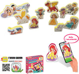 Говореща И Разказваща На Български Игра Замъка На Принцесата С ФигуркиС Добавена Реалност 20Х20Х7 На 16 Езика