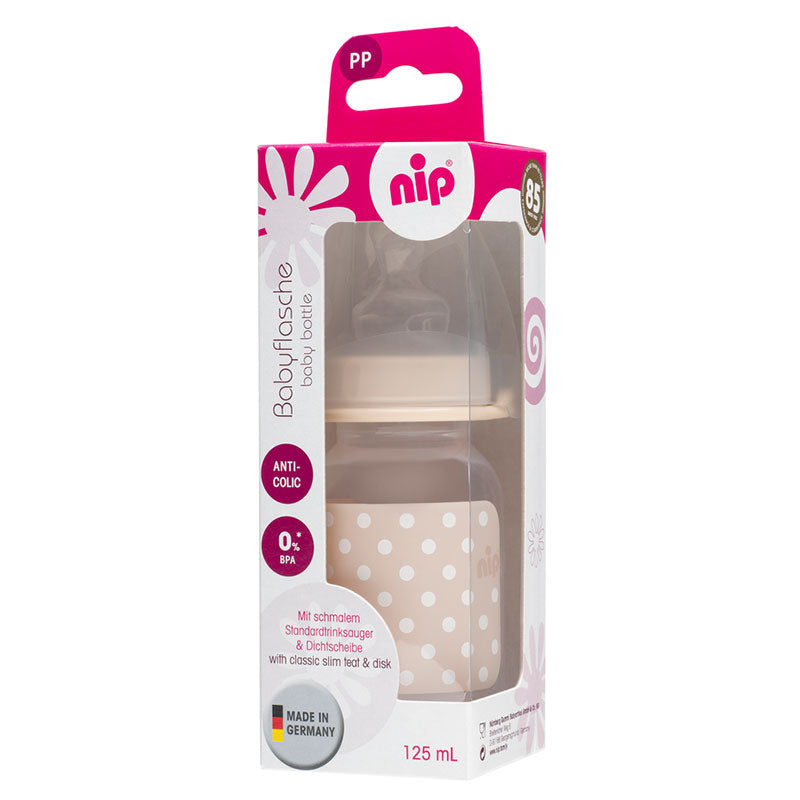 Sticlă PP 125 ml. Trendy Silicon 0-6 luni Debit S