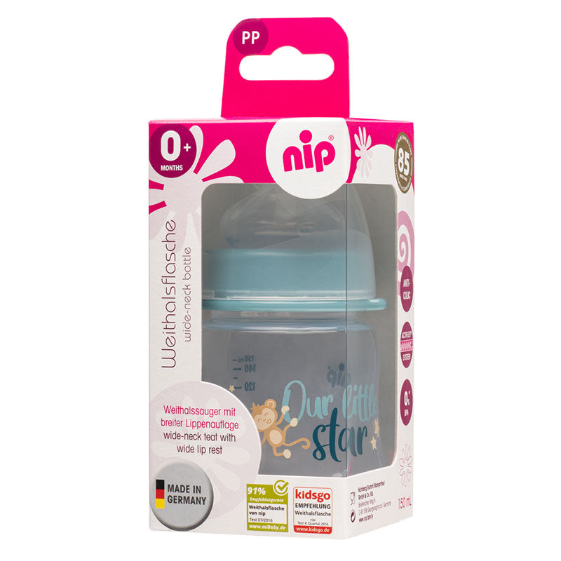 Sticlă PP 150 ml. Silicon 0M+ Flow S Boy