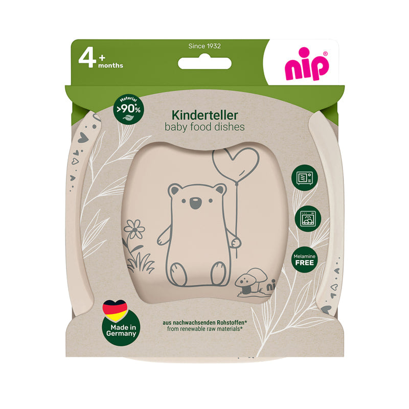 Чинии 2 Бр.еat Green Бежов Nip