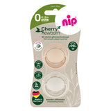 Залъгалка Cherry Newborn Girlкорал,беж.0 2 Nip
