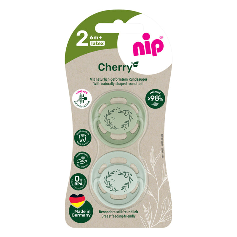 Залъгалка Cherry Зелен,св.зелен Кау.6+ M. Nip