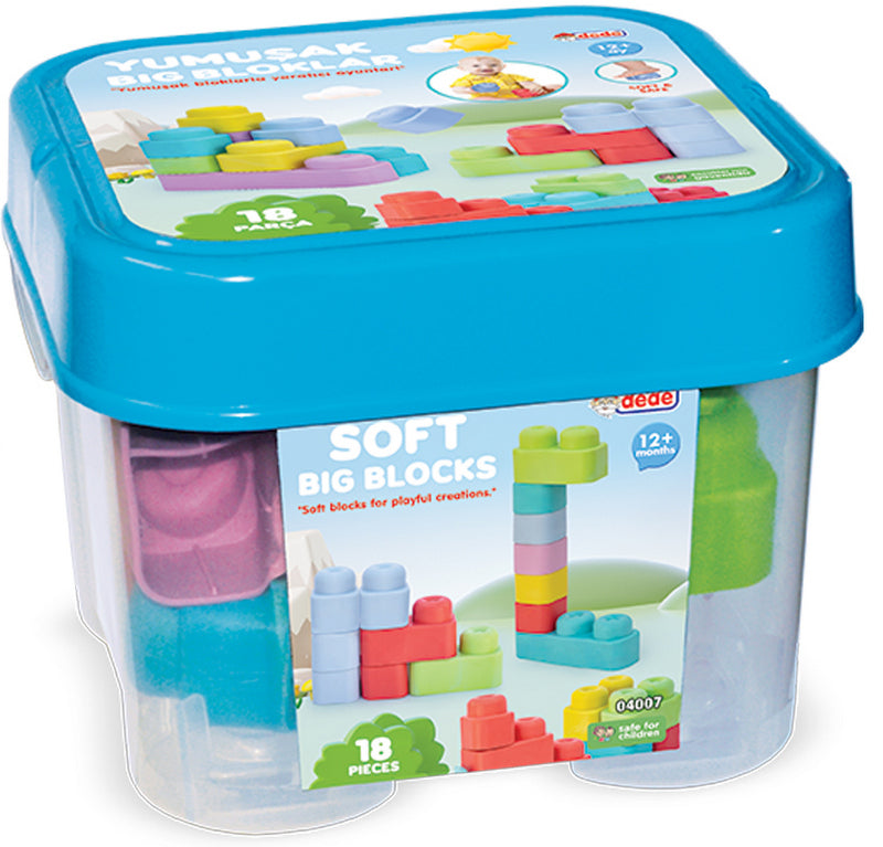 Мек Гумен Бебешки Конструктор В Кофа 18 Ел.