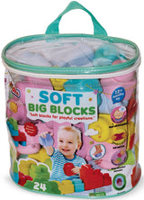 Мек Гумен Бебешки Конструктор В Чанта 24 Ел.