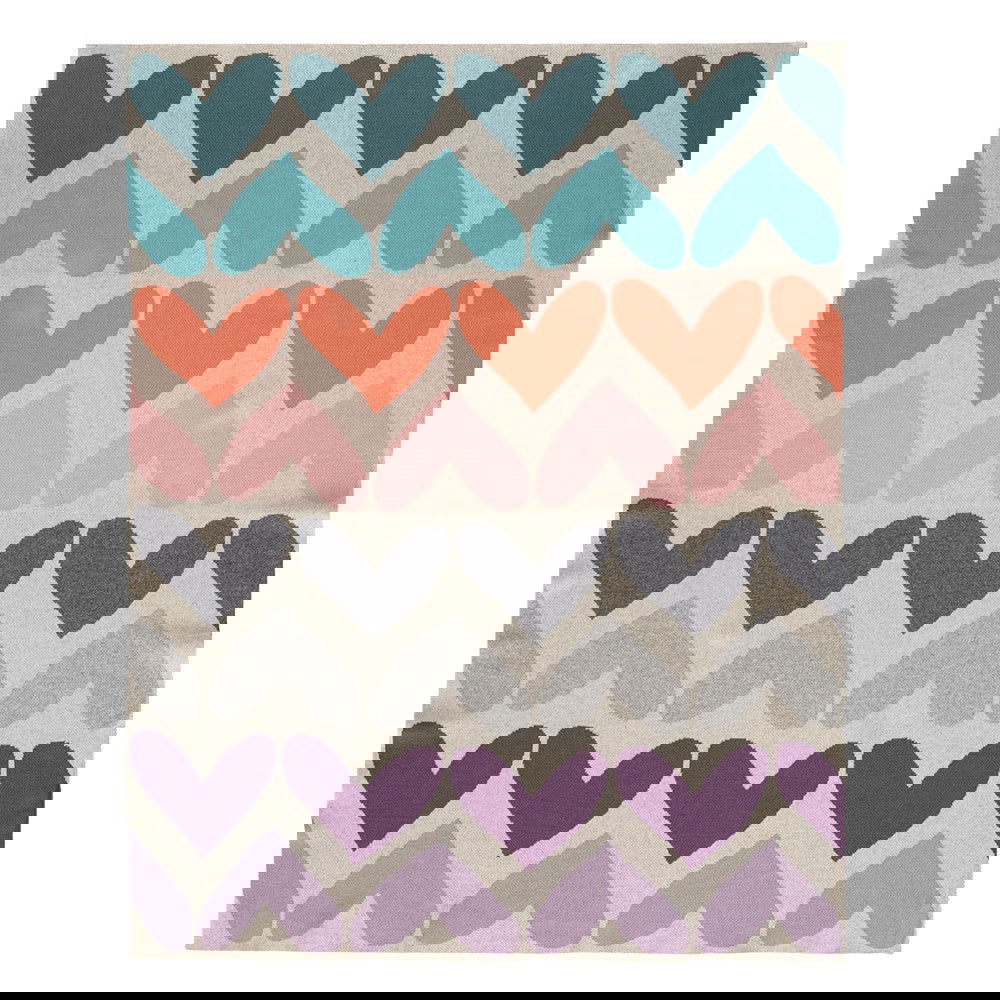 400952 Памучно Плетено ОдеялоPure Hearts --- BebeMama