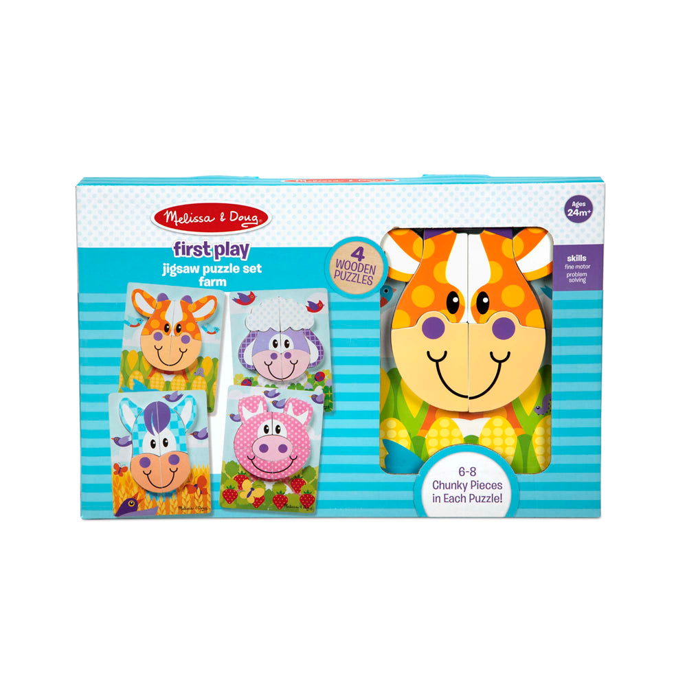 Пъзел Дървен Ферма Melissa&Doug