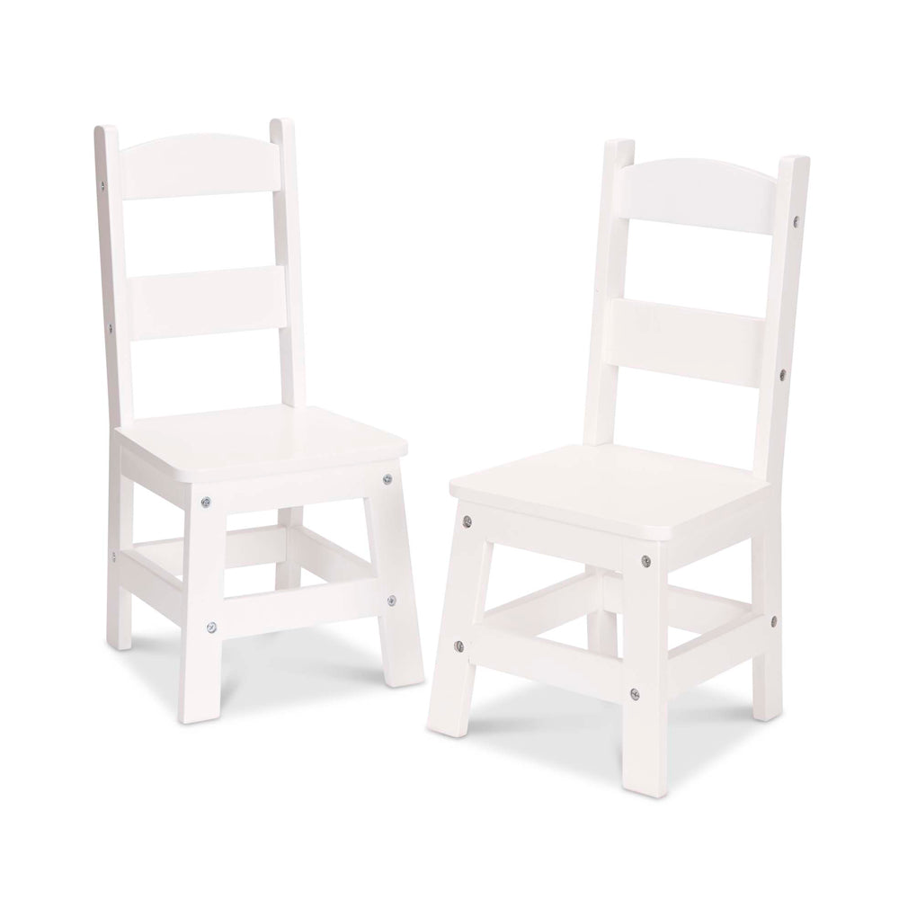 Melissa & Doug fehér szék, 2 db
